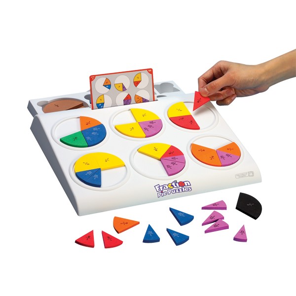 Fraction Learning Pie Puzzle